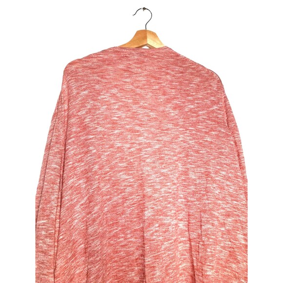 Madewell Summer Ryder Waterfall Cardigan Sweater in Marled Rose Size XXL NWT - Picture 5 of 10